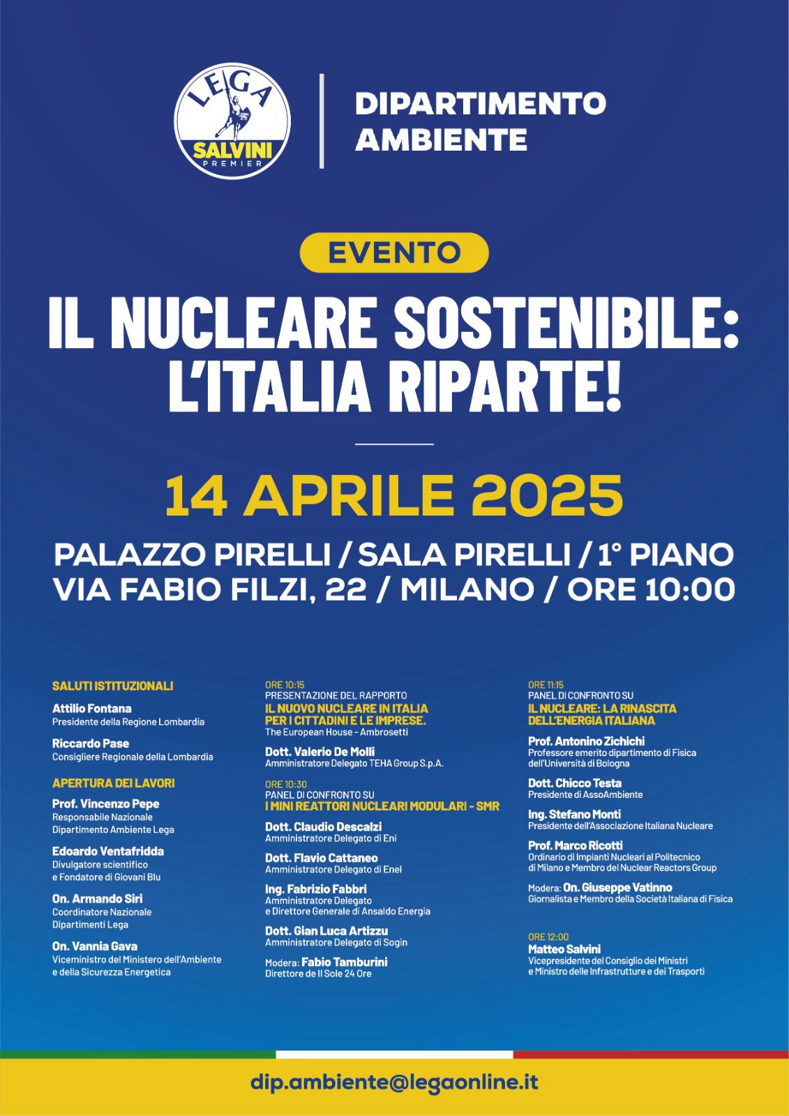 Il Nucleare Sostenibile: l’Italia Riparte